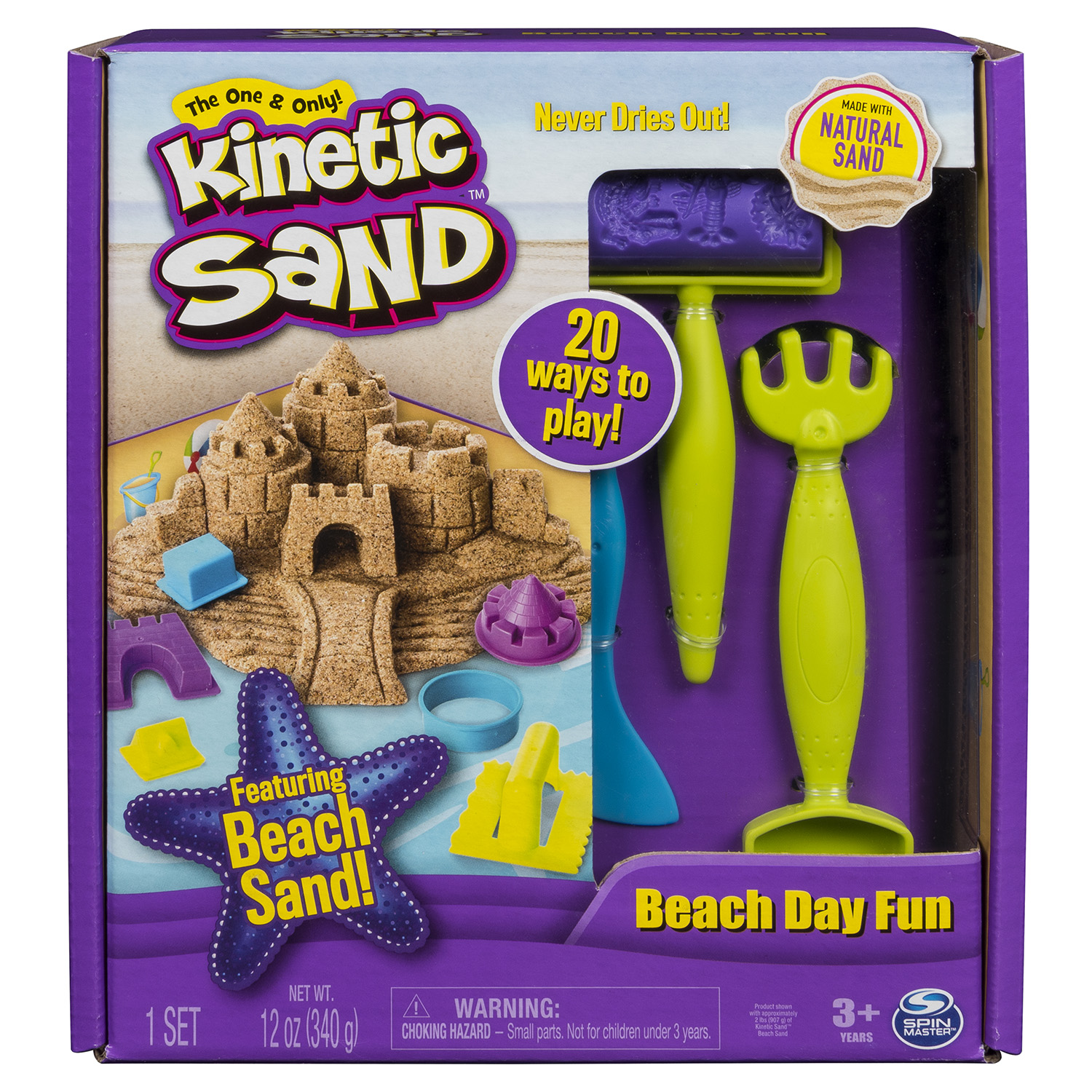 Set Arena Mágica Kinetic Sand Un Día en la Playa