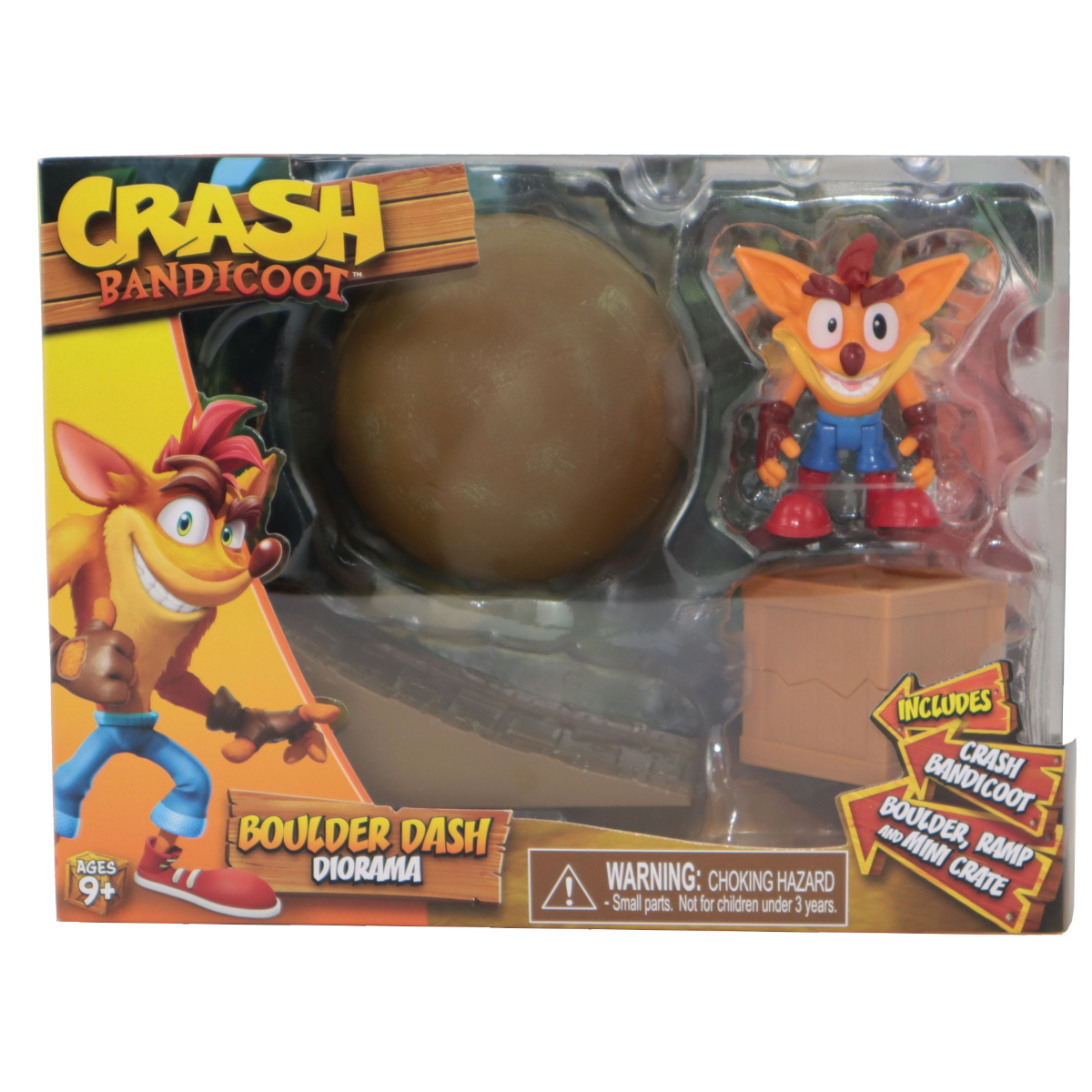 Set Diorama Boulder Dash HeadStart Crash Bandicoot DelSol