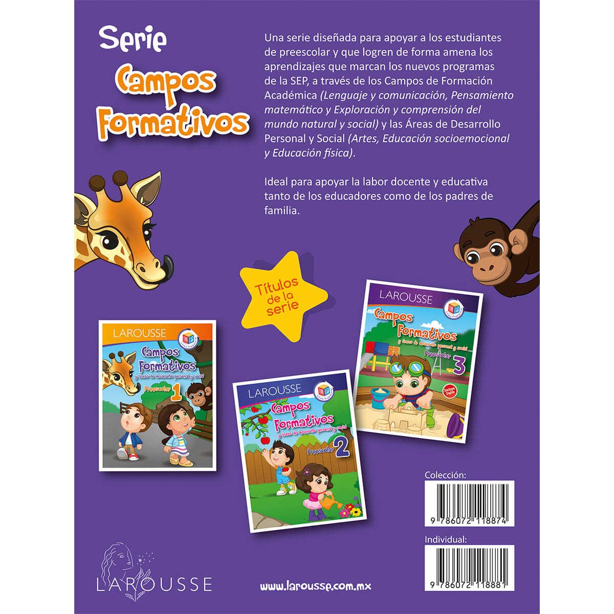 Libro De Actividades Larousse Campos Formativos Preescolar 1 Delsol 