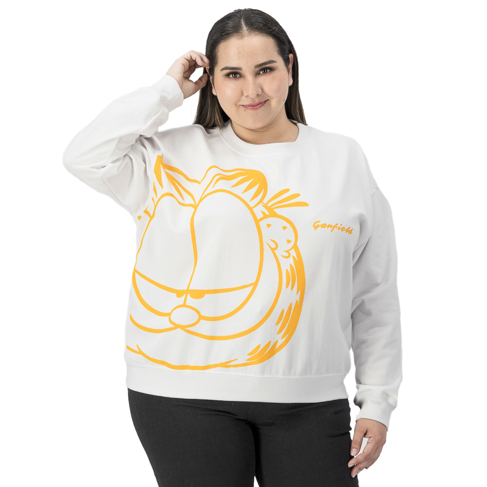 Bata Manta Polar Hombre Sudadera Primark Mujer Oversized Con Estampado De  Garfield, Set, Color Gris Batamanta Navidad