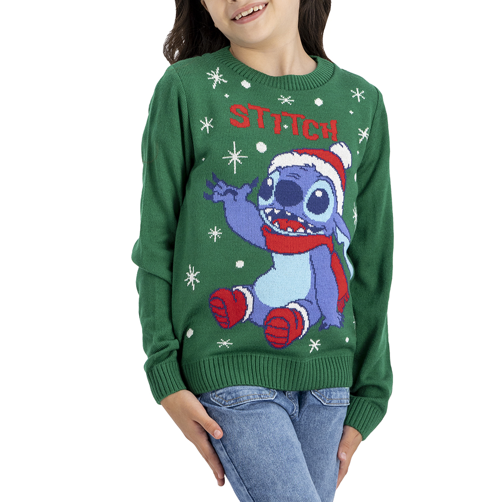 Suéter Navideño Disney Niña Stitch | DelSol
