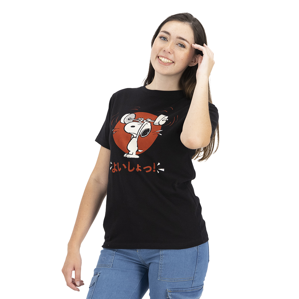 Pigiama Donna Snoopy The Peanuts – Hoopin League, Manica Corta E Pantaloni, Bianco/Blu