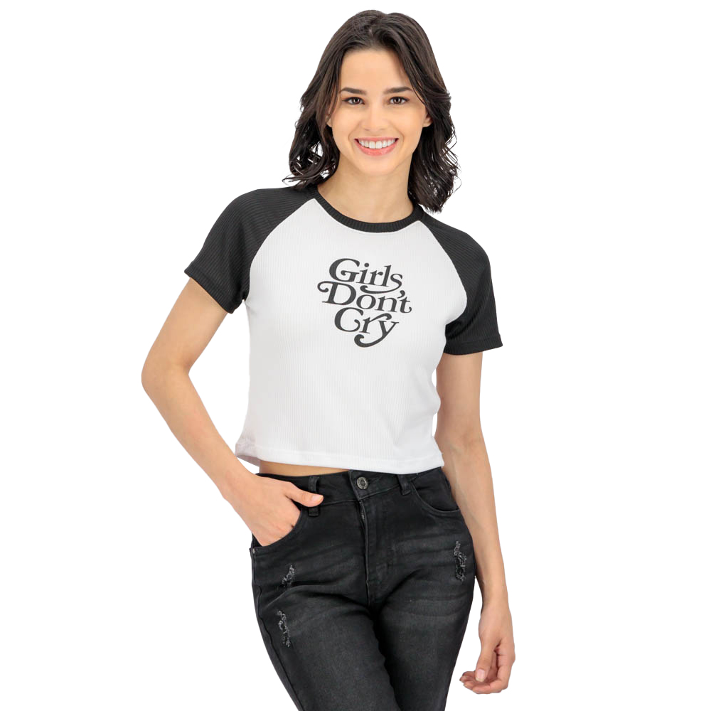 Playera ranglan fashion mujer