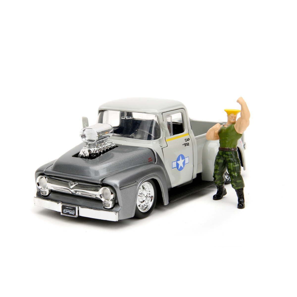 Miniatura Ford F100 1956 "supergirl" Avec Figurine Supergirl