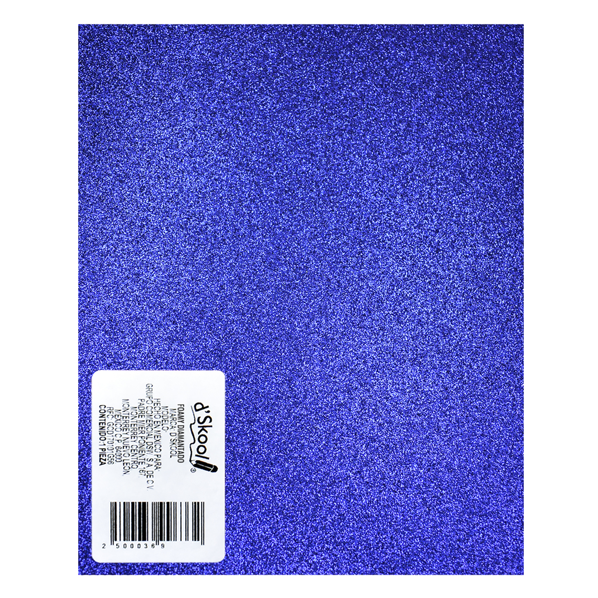 Foamy Diamantado d'Skool Tamaño Carta Azul Rey | DelSol