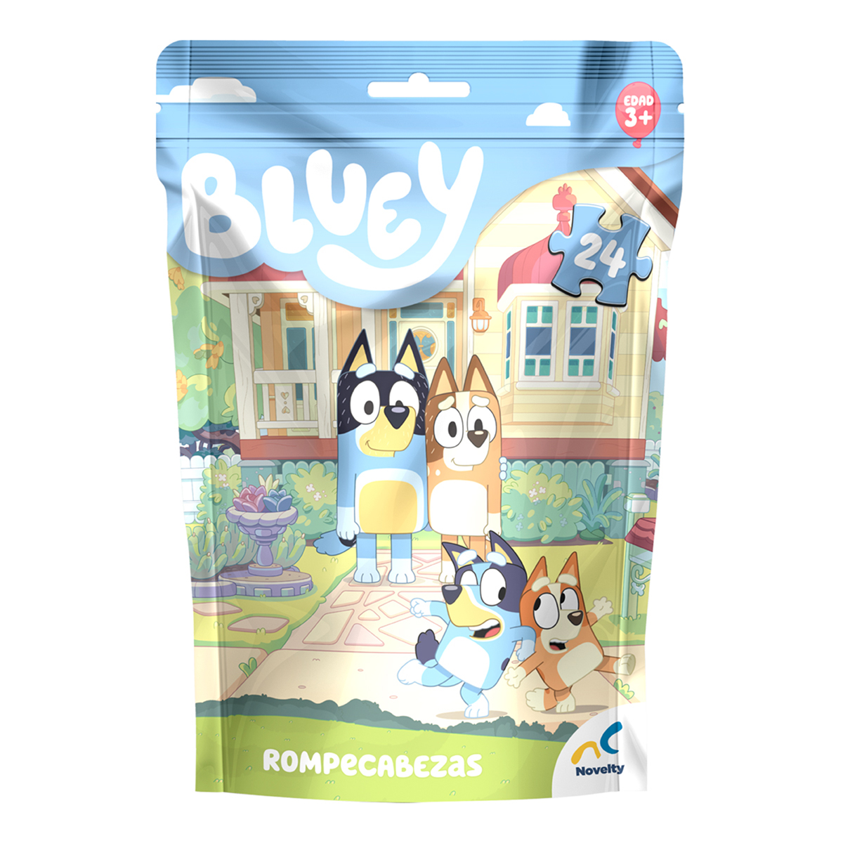 Rompecabezas Novelty Bluey 24 Piezas | DelSol