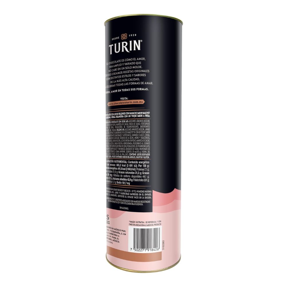 Chocolates Turin Baileys Fresa Tubo 180 G | DelSol
