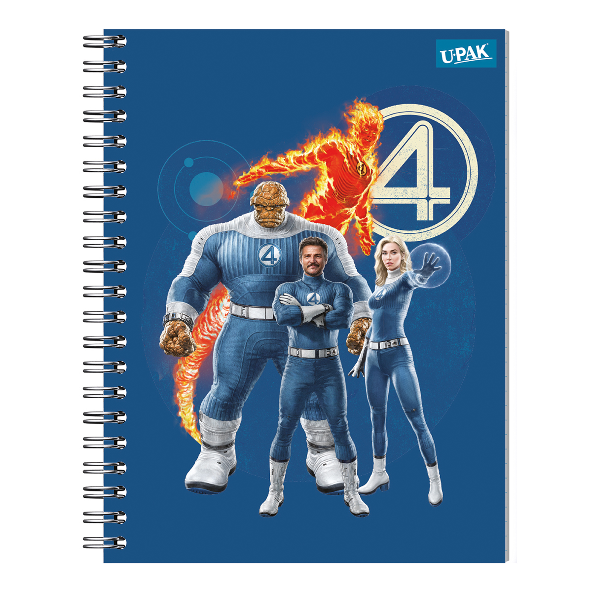 Cuaderno Profesional Upak 4 Fantásticos Cuadro Grande 100 Hojas | DelSol