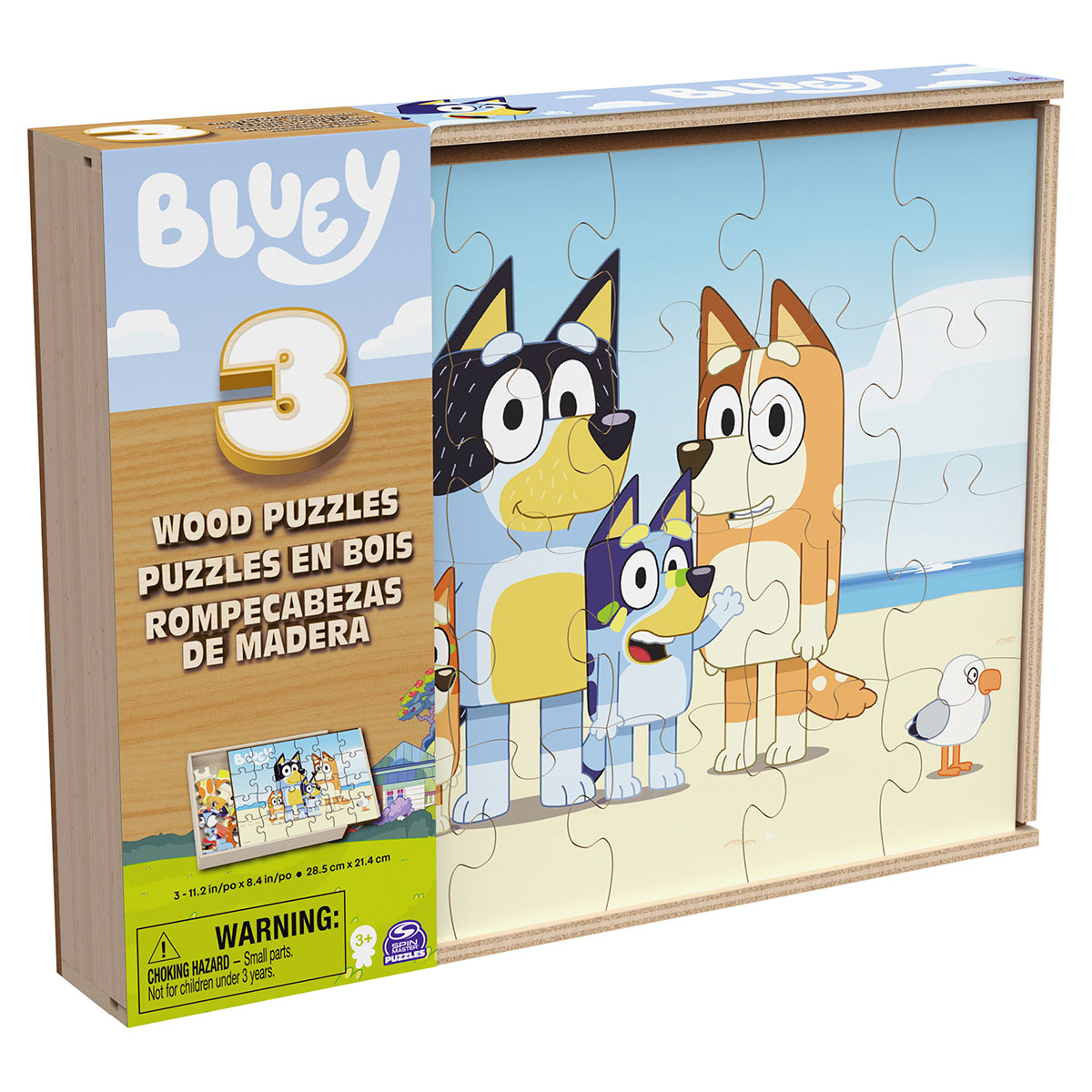 7 Pack Rompecabezas Spin Master Kids Puzzles Bluey Disney Jr 12, 16 y ...