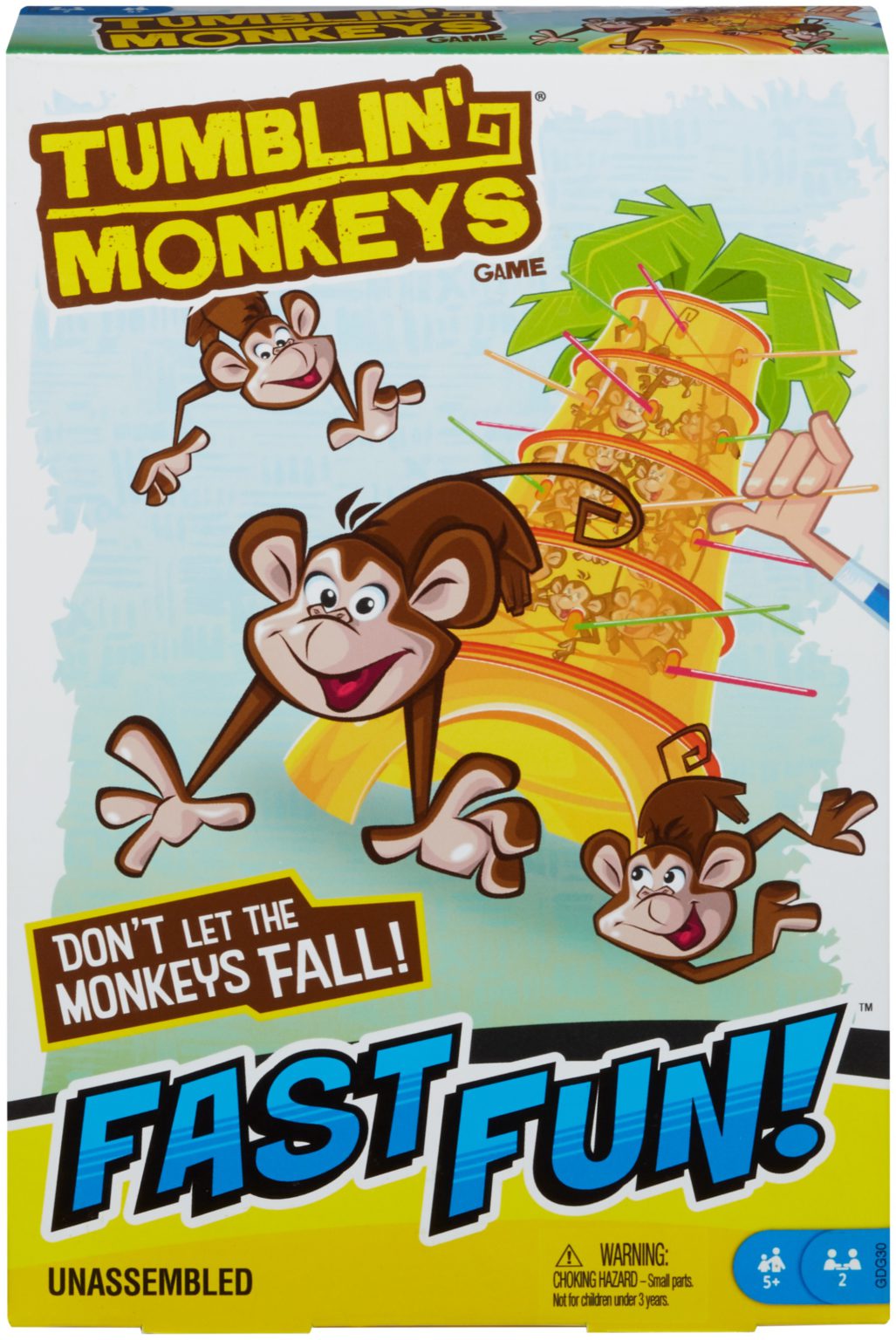 Juego de Mesa Fast Fun Monos Locos Mattel Games - DelSol