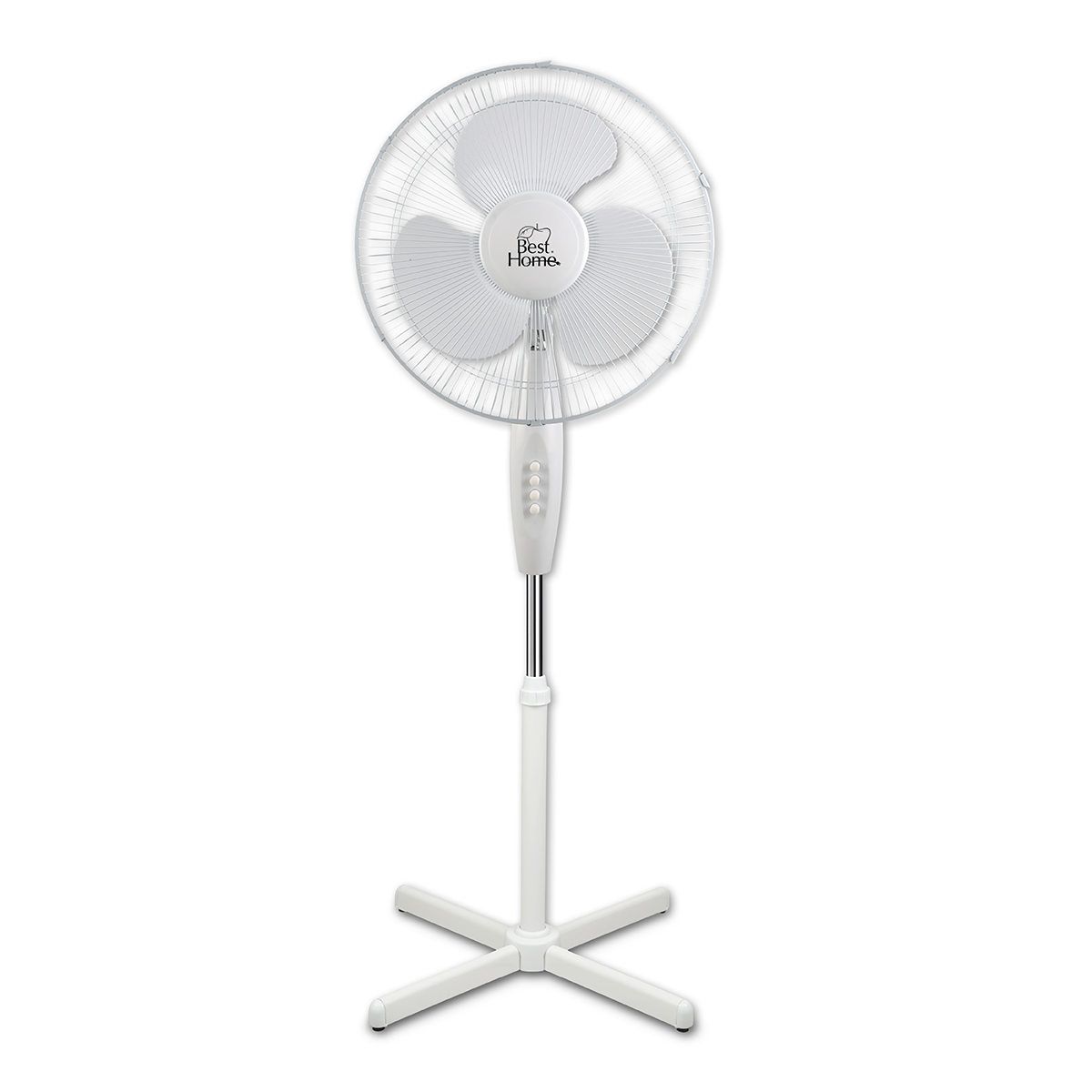 Ventilador de Pedestal Best Home 16 Pulgadas Blanco DelSol