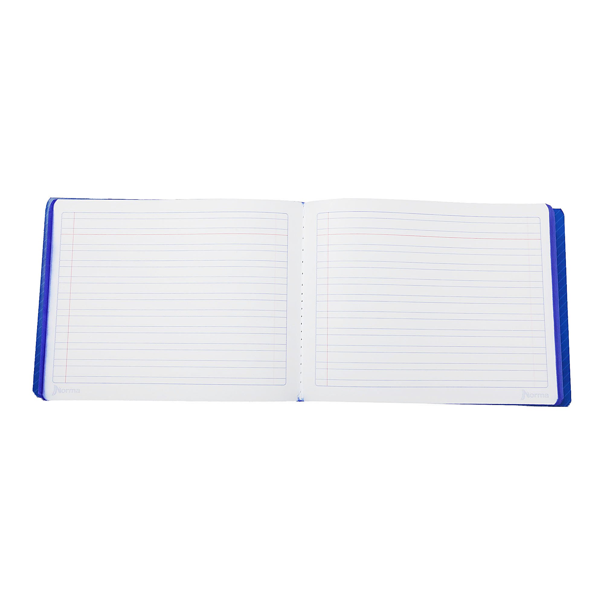 Cuaderno Cosido Italiano Doble Raya Azul Marino Norma 100 Hojas Delsol