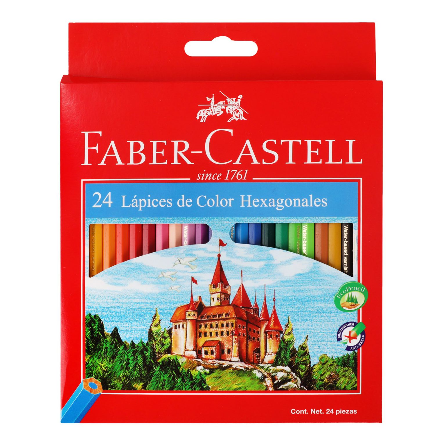 Colores Hexagonales Faber Castell 24 Pzs – DelSol