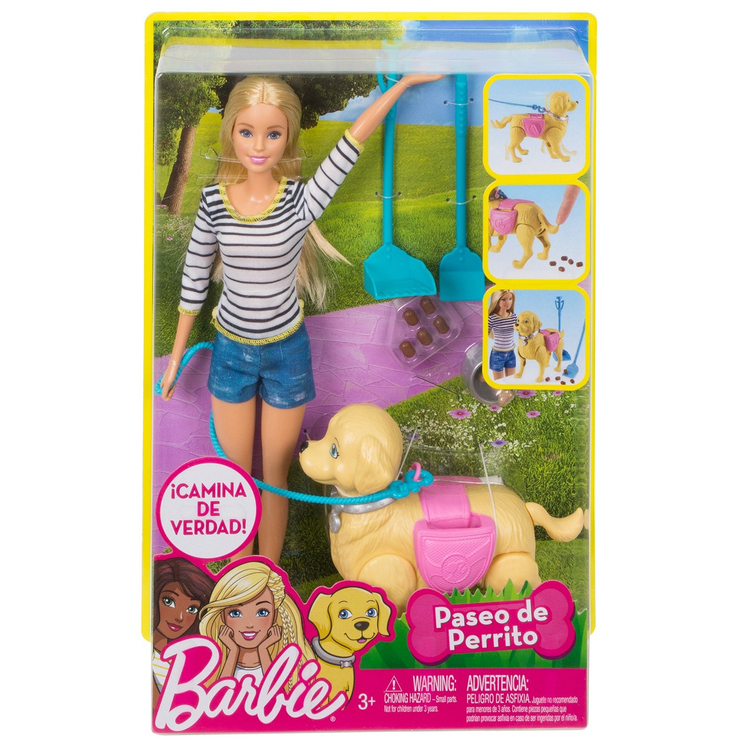 barbie con su perrito