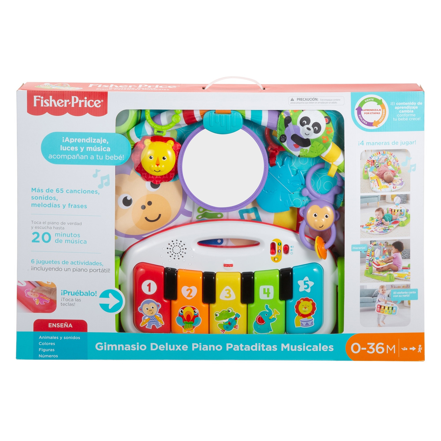 Fisher Price Gimnasio Deluxe Piano Pataditas Delsol