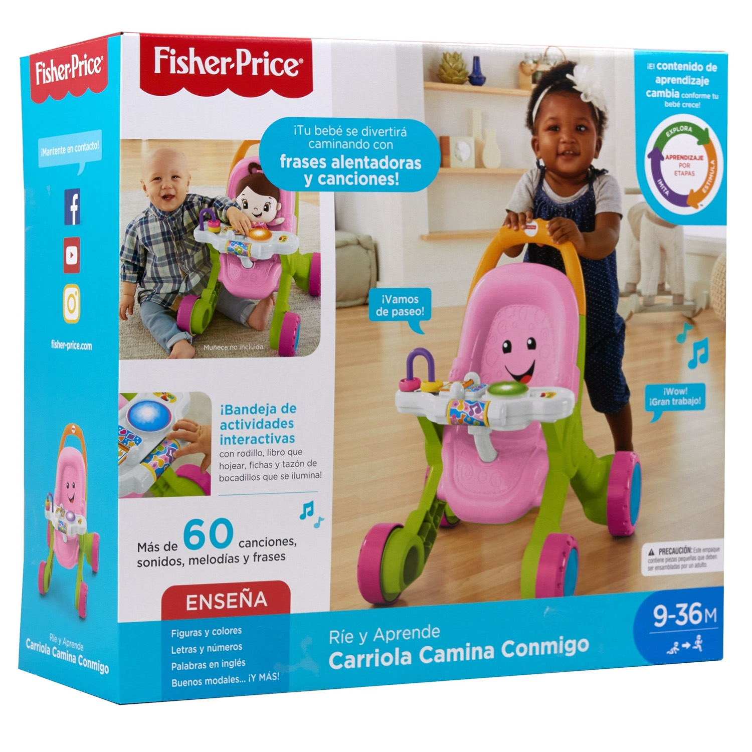 carrito aprende a caminar fisher price
