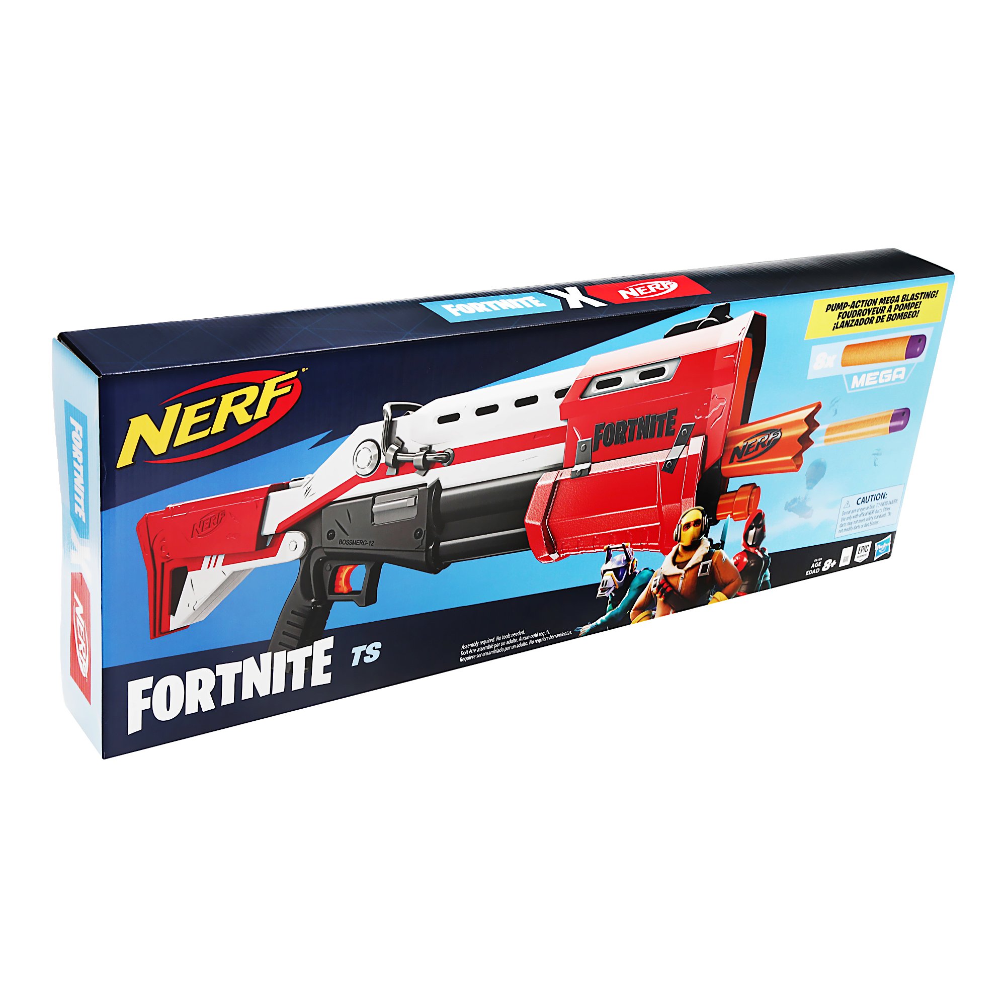 Nerf Fortnite Frenz 4 Ever Lanzador 6 Dardos - Código Exclusivo Para El Videojuego