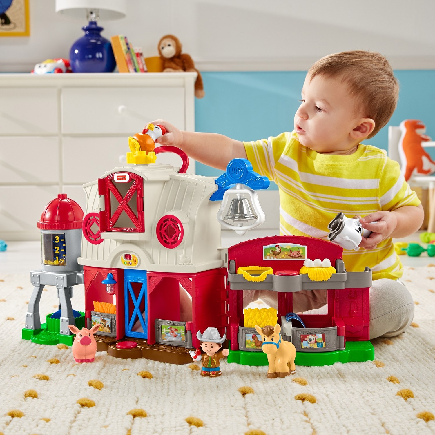 fisher price granja cuidado de animales