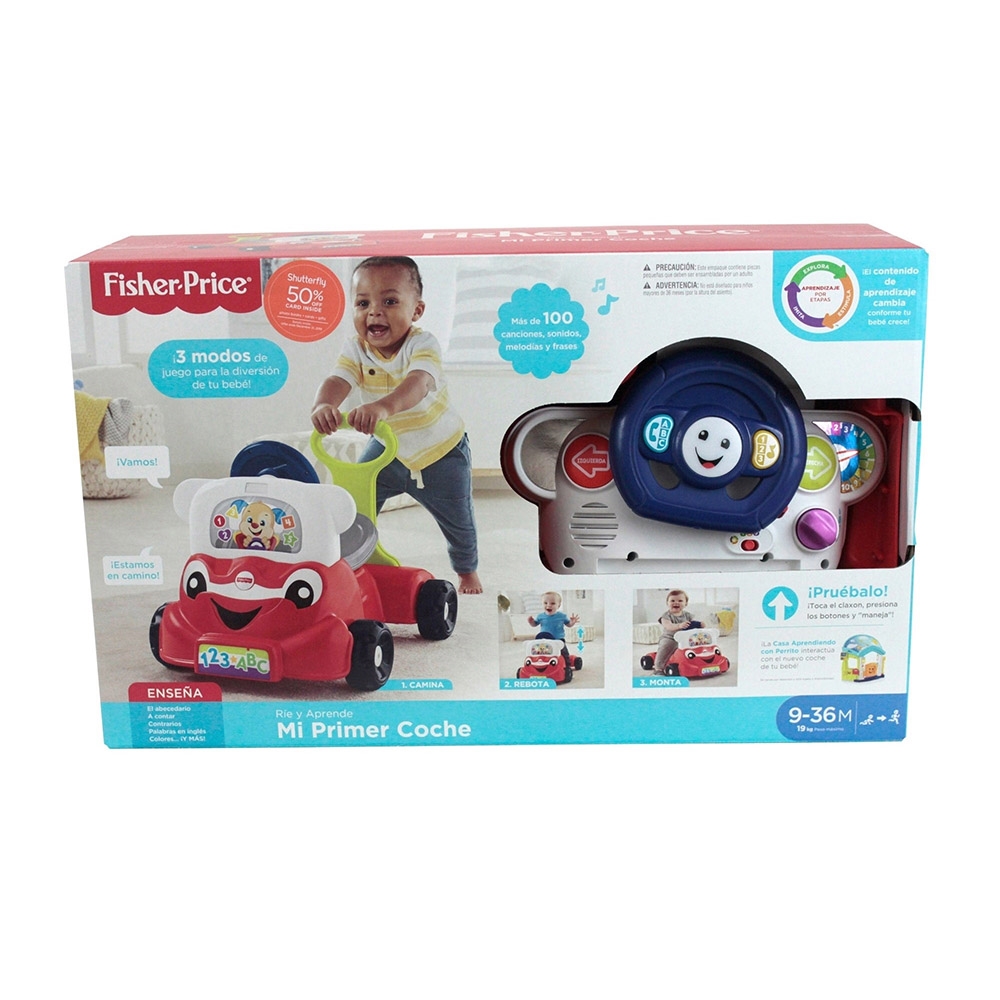 Mi Primer Coche Fisher Price Rie y Aprende DelSol