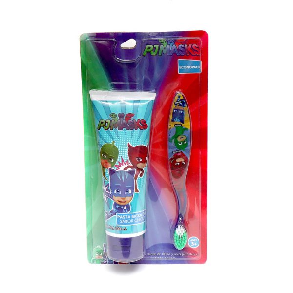 Econopack Cepillo y Pasta Dental Pj Masks DelSol