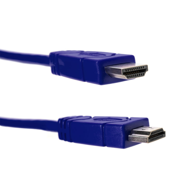 Cable Hdmi Con Conectores Niquelados De 2M Azul Steren – DelSol