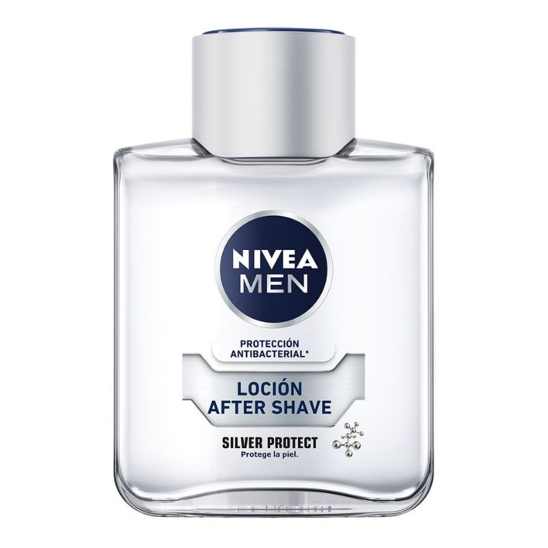 Loción After Shave Nivea Men Silver Protect Antibacterial 100 ml DelSol