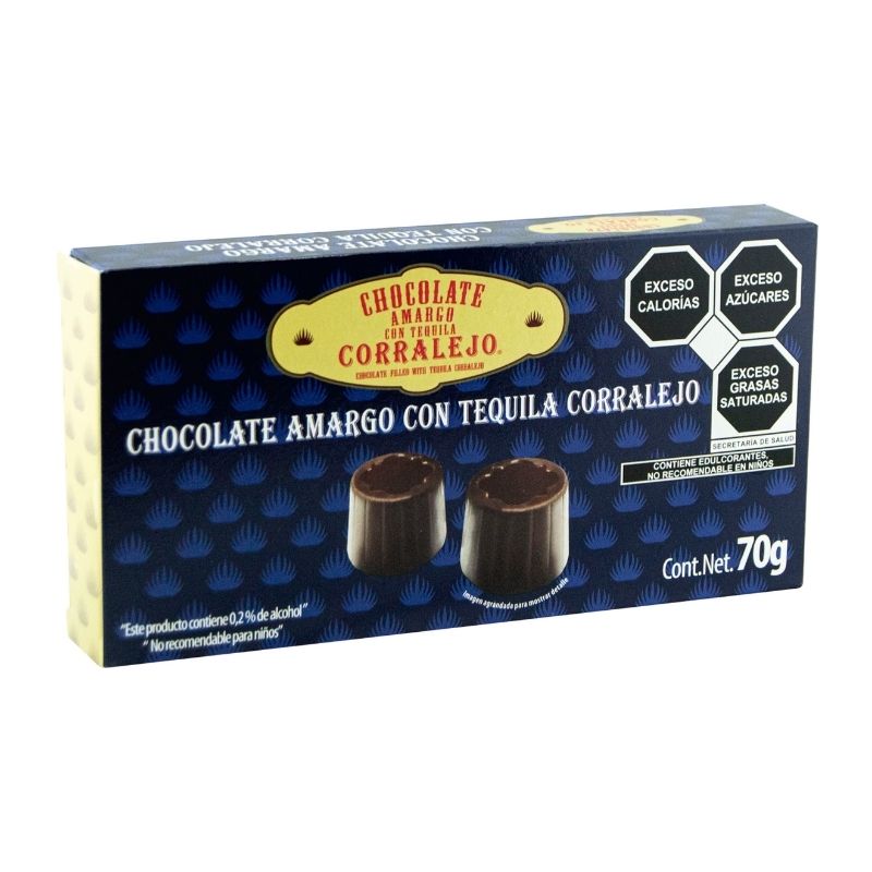 Chocolates con Tequila Corralejo 70 g DelSol