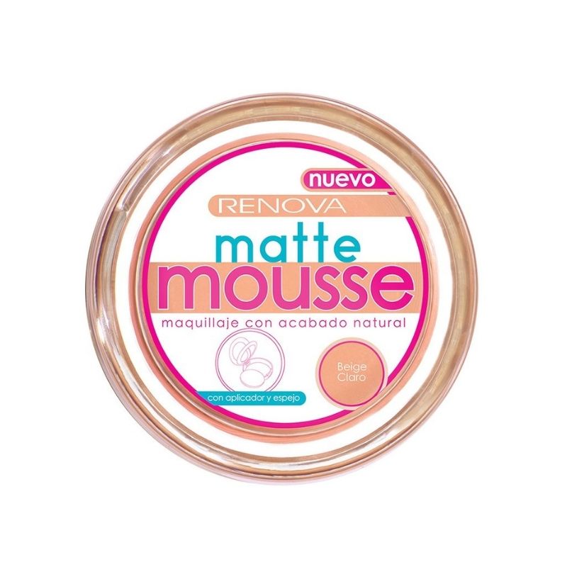 Maquillaje Renova Matte Mousse Beige Claro | DelSol
