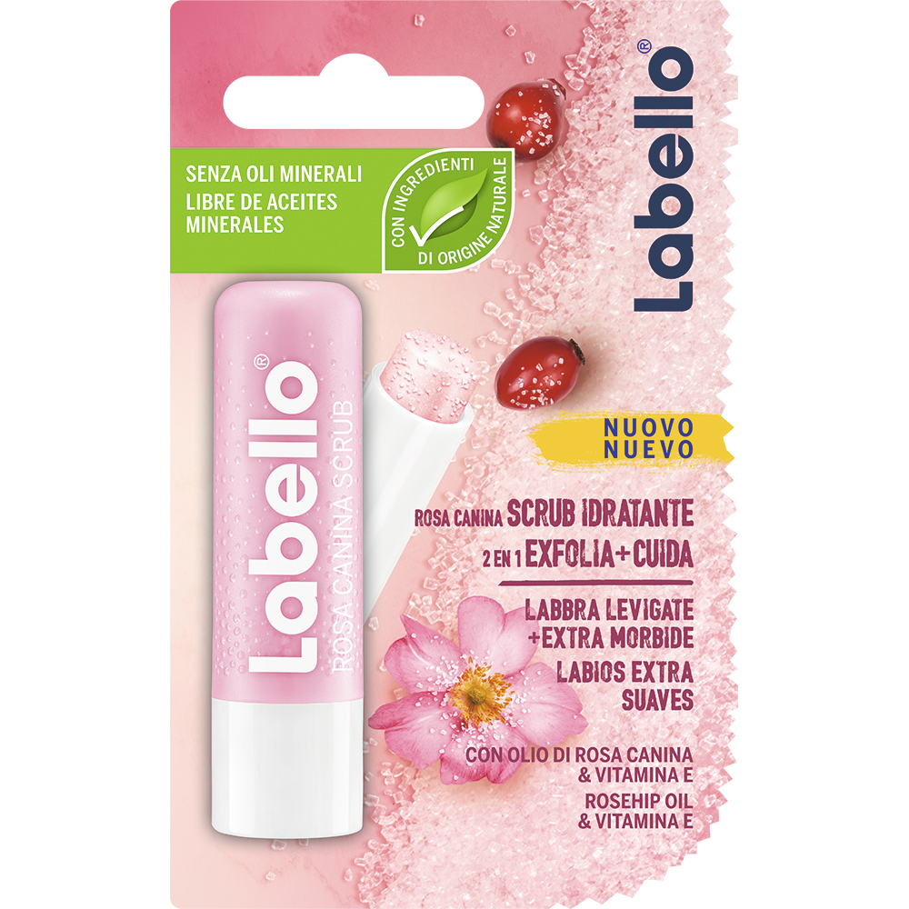 Bálsamo Labial Labello Exfoliante Rosas Delsol